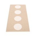 Covor tip traversă pentru interior și exterior bej 70x150 cm Vera Beige – Pappelina