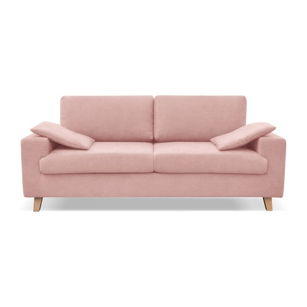 Canapea cu 3 locuri Cosmopolitan desing Caracas, roz deschis