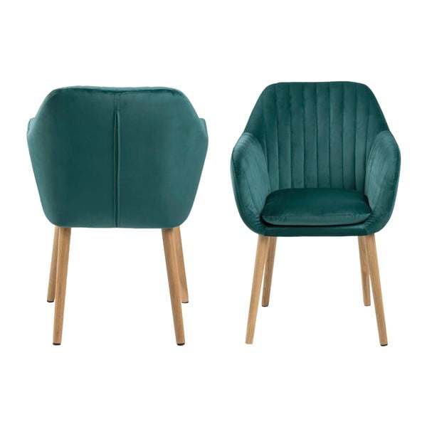 Scaun dining turcoaz  Emilia Vic - Actona-image-3