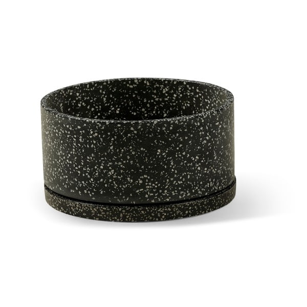 Set 2 ghivece gri închis Bonami Selection Terrazzo-image-2