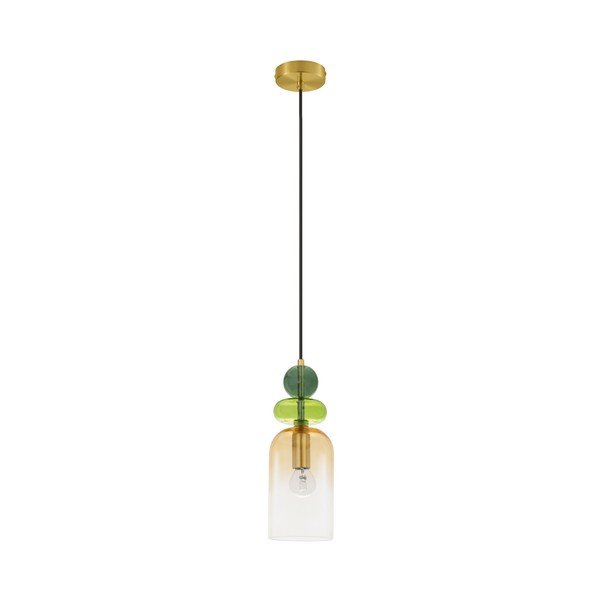 Lustră aurie din sticlă ø 11 cm Murano – Nova Luce