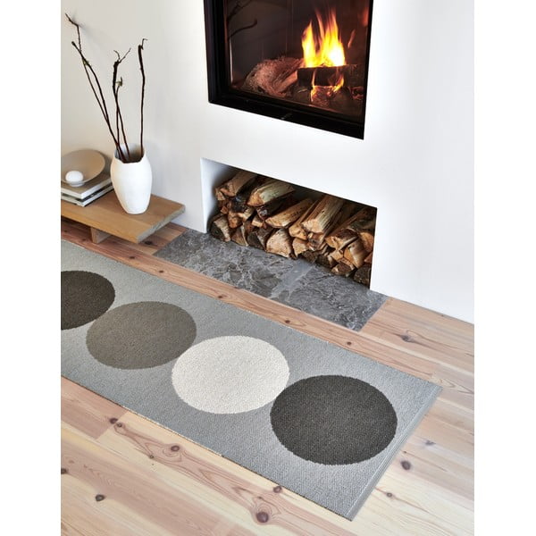 Covor pentru exterior și interior gri/crem 70x140 cm Otto Clay – Pappelina-image-1