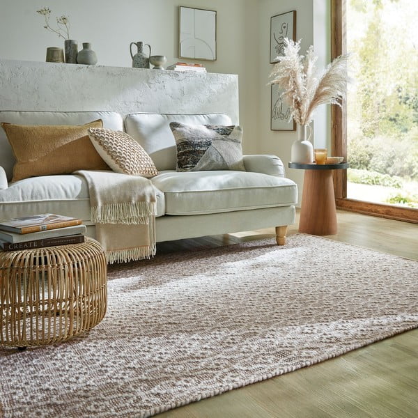 Covor gri deschis țesut manual din lână 80x150 cm Dream – Flair Rugs-image-1