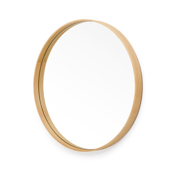 Oglindă de perete cu ramă din lemn de stejar Wireworks Glance, ø 45 cm-image-2