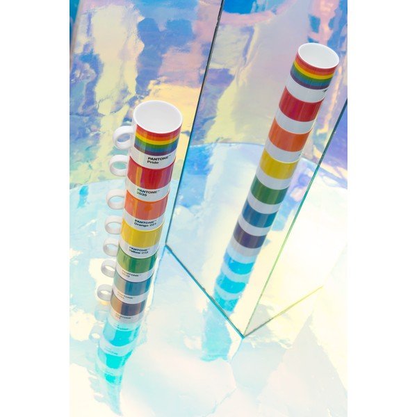 Cană roz din porțelan 375 ml Light Pink 182 – Pantone-image-4