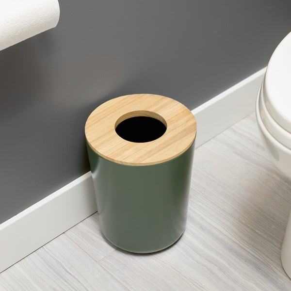 Coș de gunoi iDesign Eco Vanity, verde-image-4