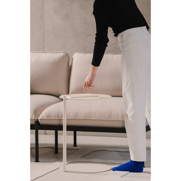 Măsuță auxiliară rotundă din oțel 41x40 cm Ande – noo.ma-image-3