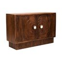 Comodă în culoare naturală închisă din lemn de mango 40x75x116 cm Sangar – Premier Housewares