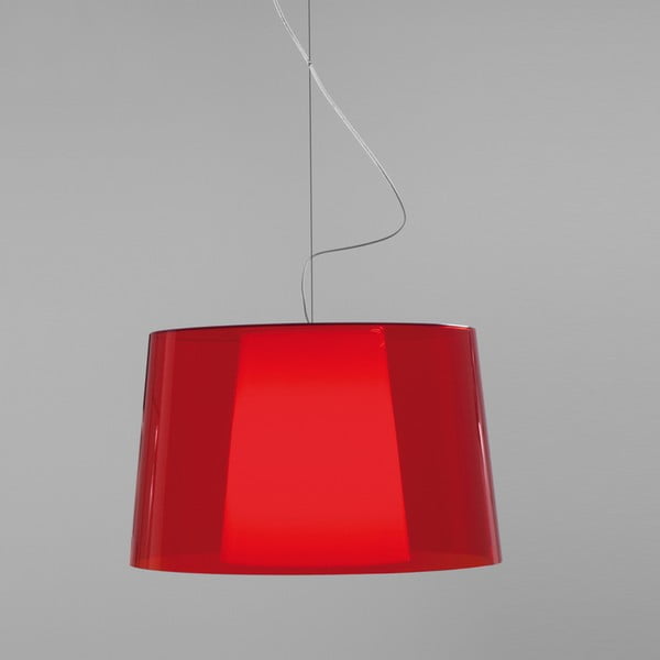 Lampă de tavan Pedrali L001S/BA, roșu