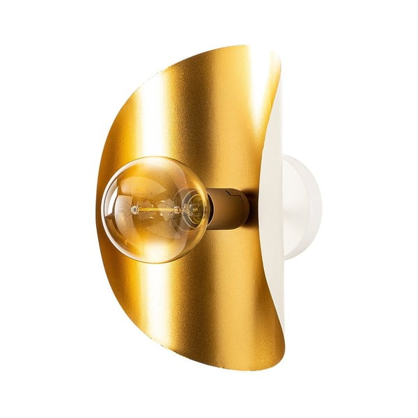 Aplică de perete albă/aurie Sivani – Opviq lights