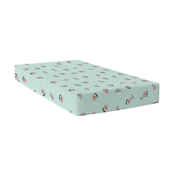 Cearșaf din bumbac pentru copii Moshi Moshi Igloo, 90 x 200 cm-image-3