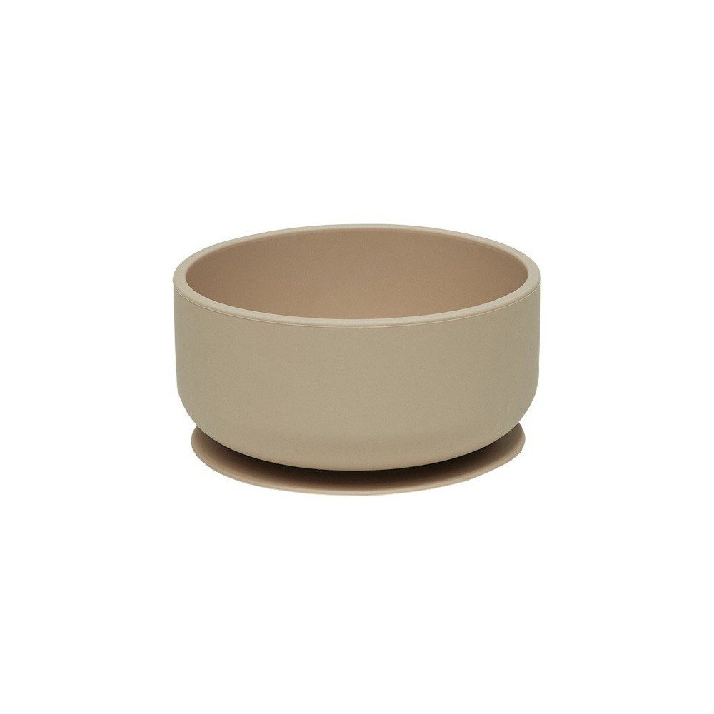 Bol pentru copii bej din silicon ø 6 cm Enkei – OYOY Mini