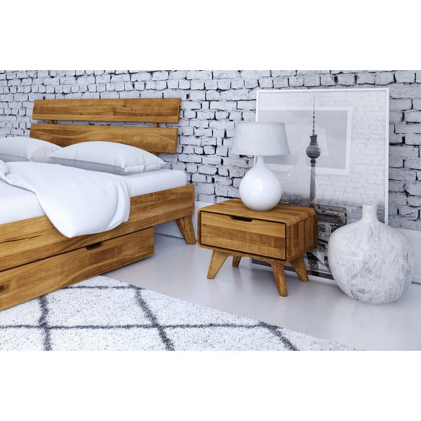 Noptieră din lemn de stejar Greg - The Beds-image-2