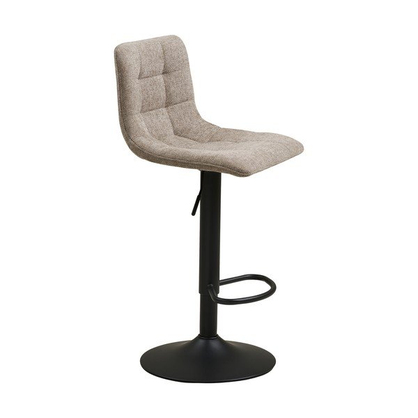 Scaun de bar bej cu înălțime ajustabilă tapițat (înălțime șezut 61 cm) Middelfart – House Nordic-image-2