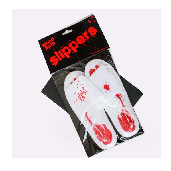 Papuci din bumbac Gift Republic Blood Slippers