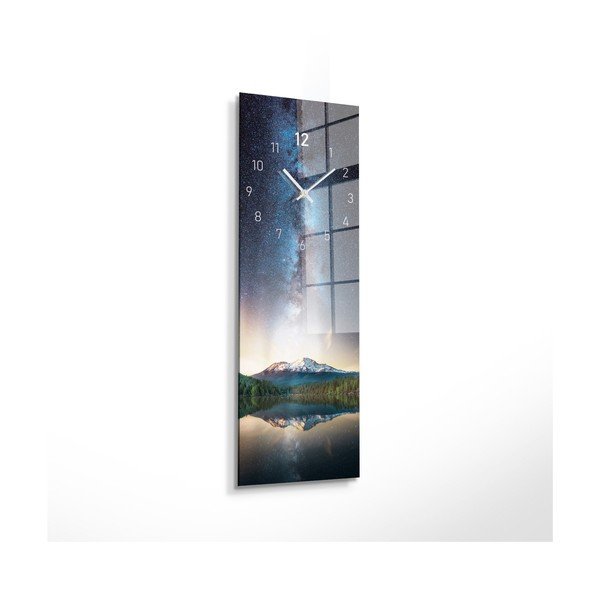 Ceas de perete din sticlă Milky way - Styler-image-2