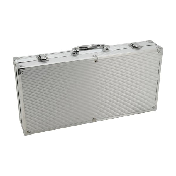 Set 11 ustensile de grătar cu servietă Cattara Alu Grey Line-image-4