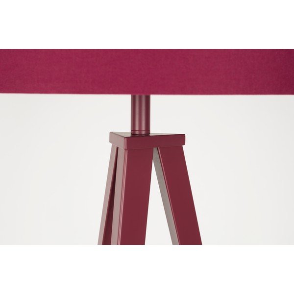 Lampadar burgundy cu abajur textil (înălțime 157 cm) Tripod – Zuiver-image-2