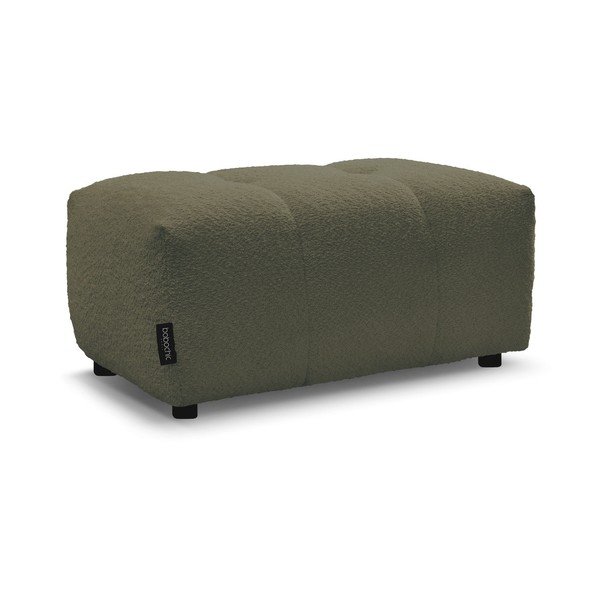 Taburet kaki cu tapițerie din țesătură bouclé Roxelane – Bobochic Paris-image-3