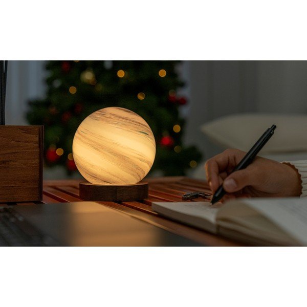 Decorațiune luminoasă maro/în culoare naturală închisă cu USB ø 12 cm Polar Cloud – Gingko-image-3