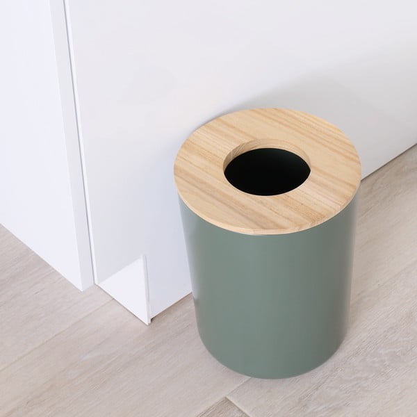 Coș de gunoi iDesign Eco Vanity, verde-image-2