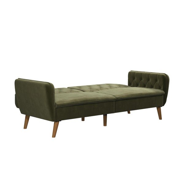 Canapea extensibilă verde 211 cm Tallulah - Novogratz-image-3