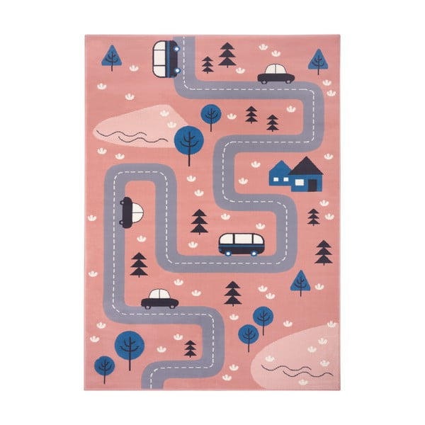 Covor pentru copii roz 80x150 cm Adventures – Hanse Home