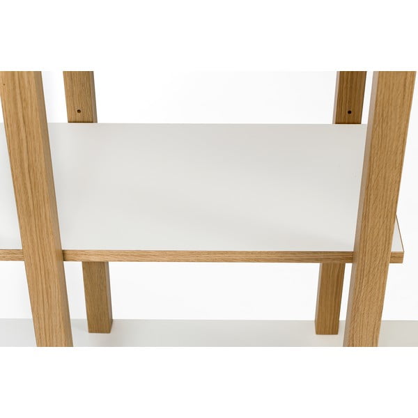 Bibliotecă cu structură din lemn de stejar Woodman Newbury-image-1