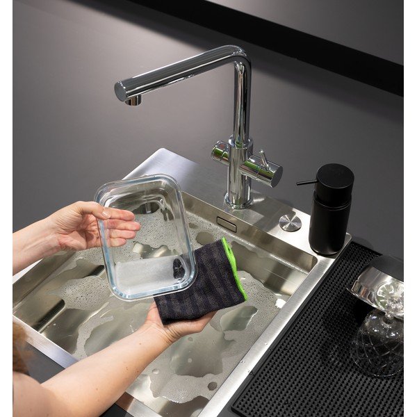 Set 2 lavete din microfibră pentru bucătărie Wenko Black Outdoor Kitchen Migro-image-1