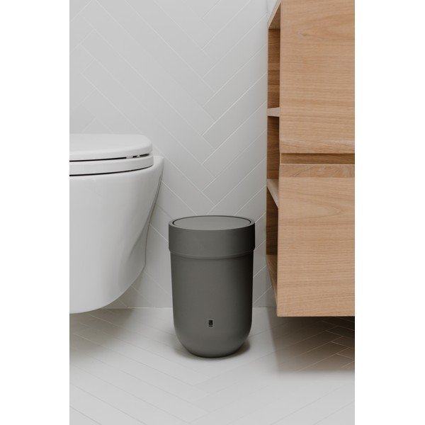 Coș de gunoi din plastic 6 l Touch – Umbra-image-1