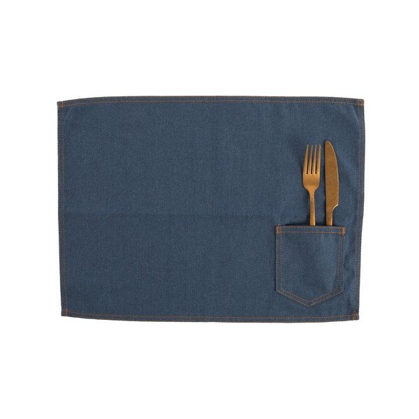 Suport pentru farfurii din material textil 45x33 cm Indigo – Tiseco Home Studio