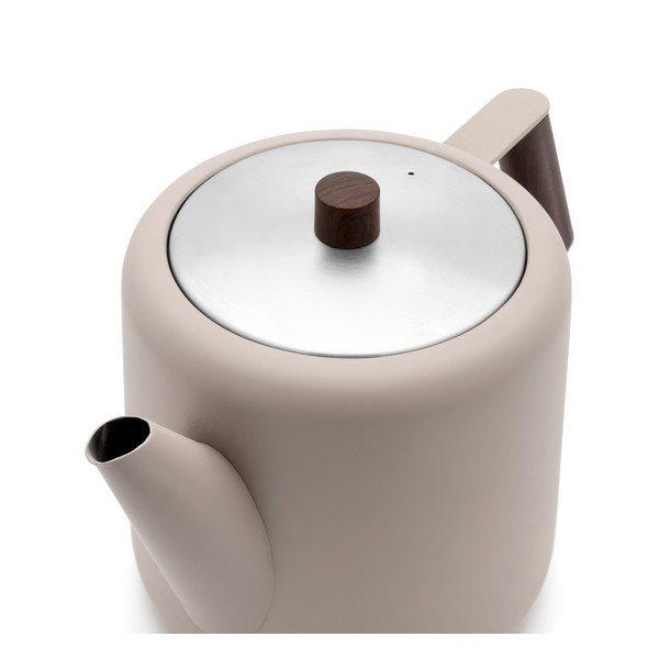 Ceainic bej din oțel inoxidabil 1,1 l Duet Boston – Bredemeijer-image-2