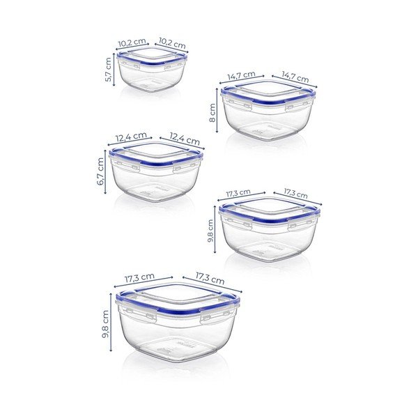 Caserole 5 buc. pentru mâncare – Hermia-image-2