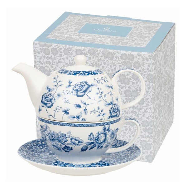 Cană cu ceainic din porțelan Churchill China Blue Story