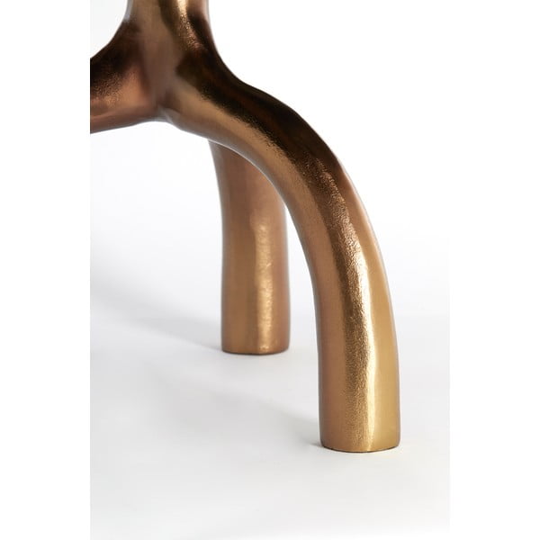 Măsuță de cafea în culoarea bronz/bej rotundă din sticlă ø 76 cm Mello – Light & Living-image-3