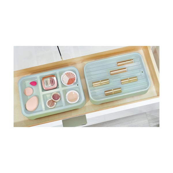 Organizator pentru bijuterii iDesign Eco Bin 5, 28,12 x 19,23 cm, gri-image-1