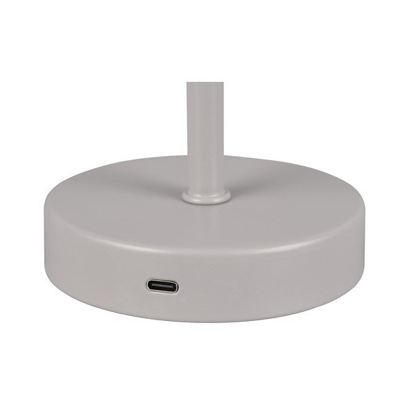 Veioză gri deschis LED cu intensitate reglabilă (înălțime 30 cm) Jeff – Reality-image-4