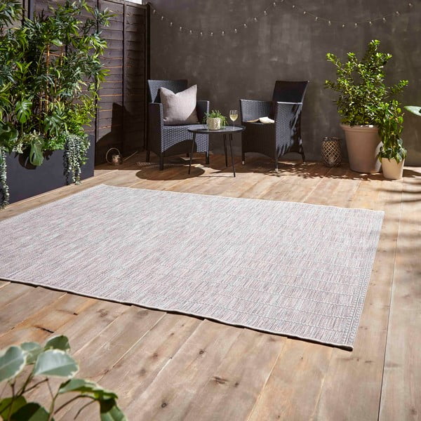 Covor de exterior gri deschis 160x220 cm Santa Monica – Think Rugs-image-2