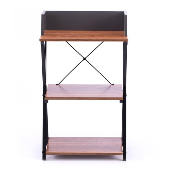 Birou cu blat cu aspect de lemn de nuc 30x50 cm Hexe – Homede-image-2