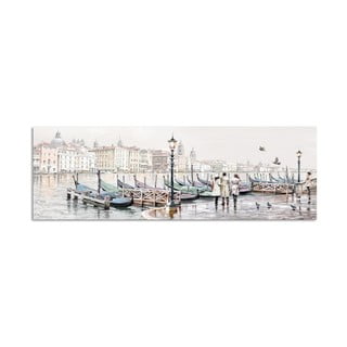 Tablou Styler Watercolor Venezia Gondole, 45 x 140 cm