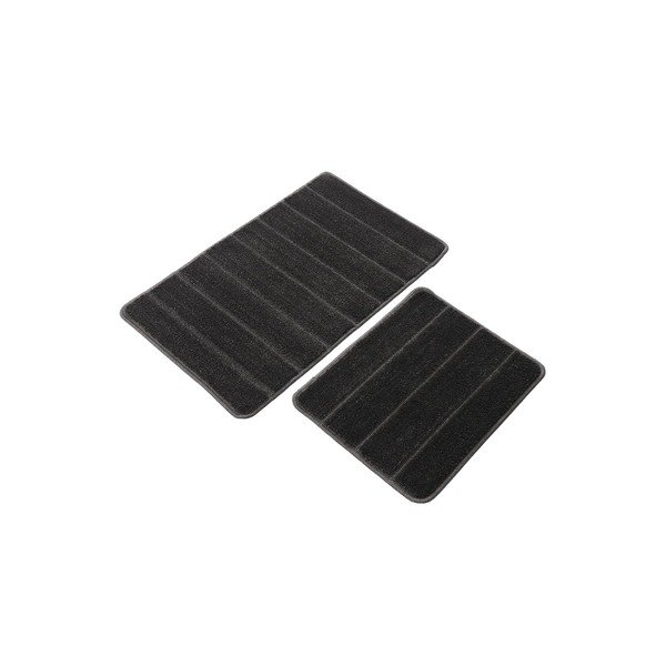 Covorașe de baie gri-antracit 2 buc. 50x80 cm Yeni Cizgli – Foutastic