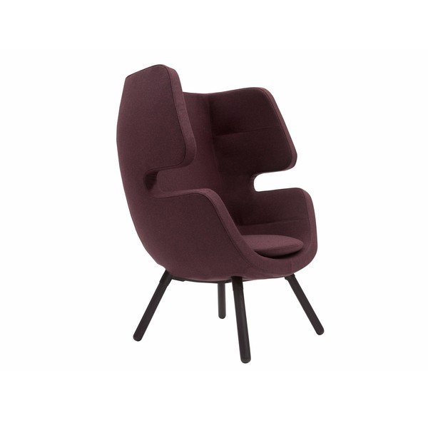 Fotoliu Softline Moai, violet închis-image-1