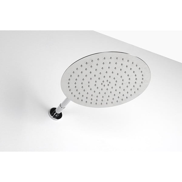 Componentă de conectare pentru duș argintiu-lucios din alamă ø 6 cm – Sapho-image-2