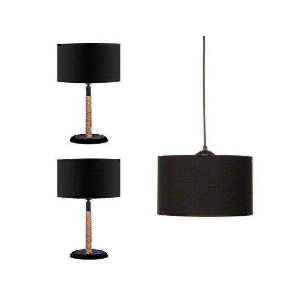 Veioză neagră - Magenta Home-image-1