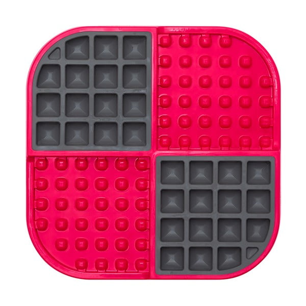 Covoraș de lins pentru animale de companie Slomo Red – LickiMat-image-4