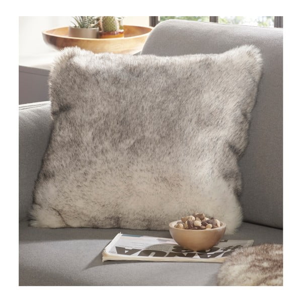 Pernă din blană artificială Mint Rugs Soft, 43 x 43 cm, maro-image-1