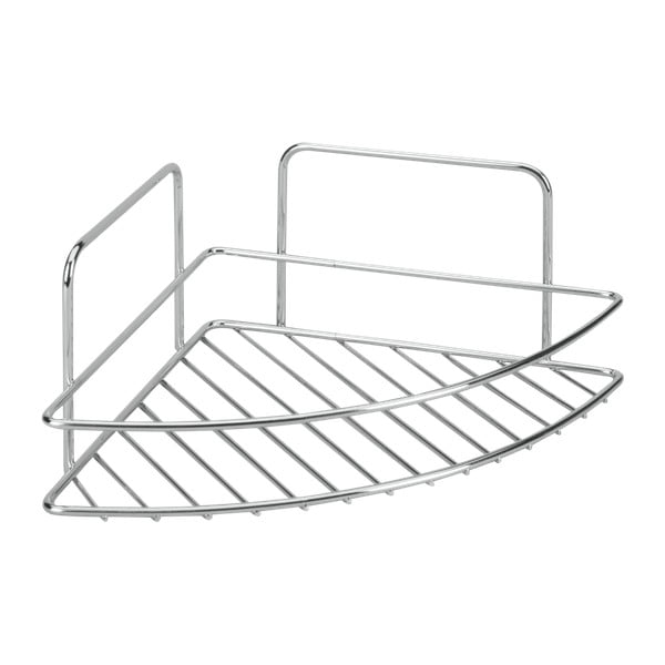 Raft pentru baie argintiu lucios din oțel Luxy – Metaltex