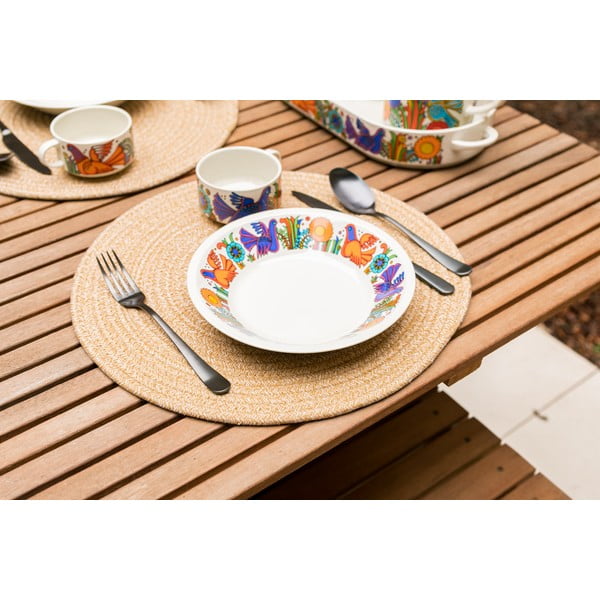 Suport pentru farfurie din amestec de bumbac Tiseco Home Studio, ø 38 cm, natural-image-1