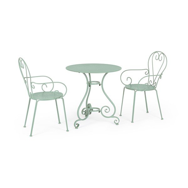 Măsuță de grădină rotundă din oțel ø 70 cm Etienne – Bizzotto-image-3