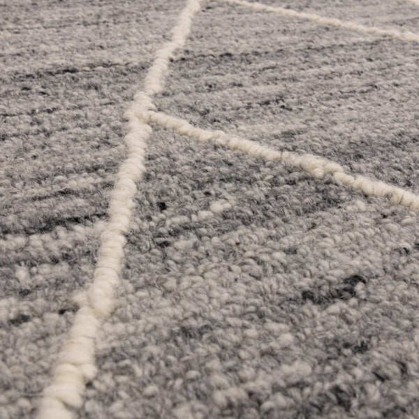 Covor gri din lână 200x290 cm Noah – Asiatic Carpets-image-2
